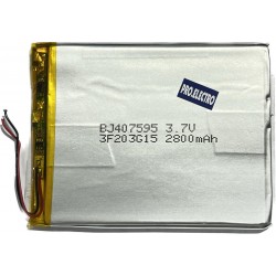 Battery batterie tablette tablet BJ407595 3.7V 2800mAh (75x95mm)