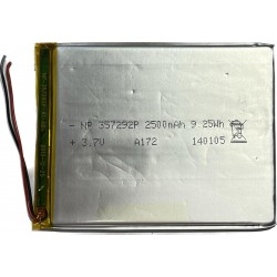 Battery batterie tablette NP 357292P 3.7V 2500mAh (70x90mm)
