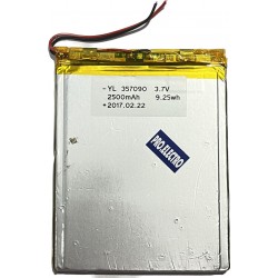 Battery batterie tablette YL 357090 3.7V 2500mAh (65x80mm)