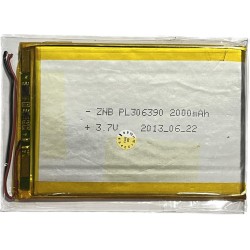 Battery batterie tablette ZNB PL306390 3.7V 2000mAh (60x90mm)