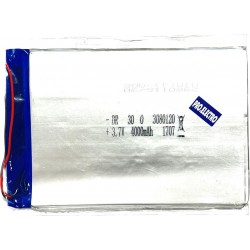 Batterie tablette 3080120 3.7V 4000mAh (80x120mm)