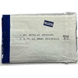 Battery batterie NV 3576110 3.7V 3500mAh 12.95Wh (75x115mm)