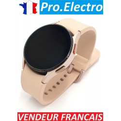 Galaxy Watch 4 40mm GPS SM-R860 Or Rose Sport band Rose - Très bon état montre connectée original