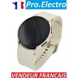 Galaxy Watch 6 Cardio 40 mm GPS SM-R930 Or Bracelet Blanc - Très bon état montre connectée original