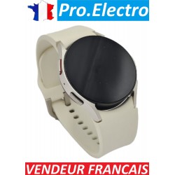 Galaxy Watch 6 Cardio 40 mm LTE 4G SM-R935F Or Bracelet Blanc - Très bon état montre connectée original