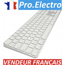 Original:Apple Magic Keyboard 3 AZERTY FR sans fils A2520 TouchID pavé numérique iMac Mac Mini Silver