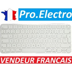 Original:Apple Magic Keyboard 3 AZERTY FR sans fils A2449 TouchID SILVER clavier iMac Macbook Mac mini
