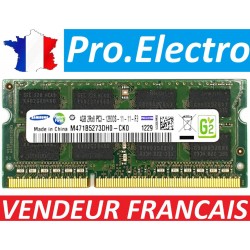 RAM memory Mémoire vive Asus S405CA M471B5273DH0-CK0 4GB PC3-12800S-11-11-F3