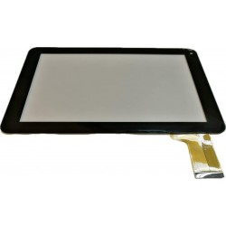 noir:ecran tactile touchscreen digitizer polaroid MIDC901PR008 MIDC901PR