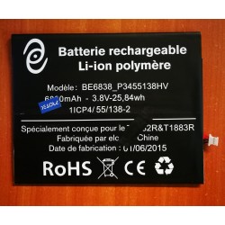 Batterie battery pour tablette ESSENTIEL Smart'tab 1003S(8000786) modele BE6838-P3455138HV