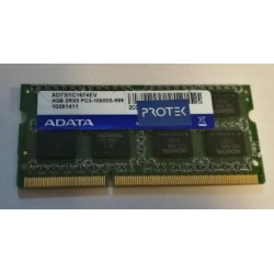 Adata barrette memoire Portable DDRIII 4Gb PC3-10600S AD73I1C1674EV