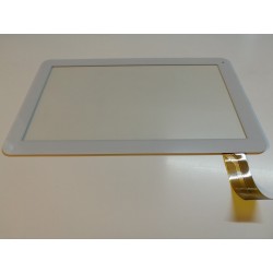 blanc: ecran tactile touchscreen digitizer Polaroid MID1028