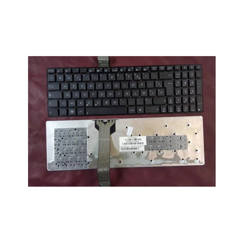 Clavier Asus K55 K55A K55N K55VD K55VJ K55VM K55VS 9J.N2J82.R0F Noir layout FR