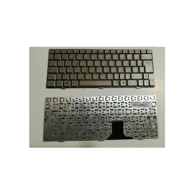 Clavier Asus Eee-PC 1000HA 1001HE 1002HA 904 905 S101 1004DN K022362B1 Grey layout FR