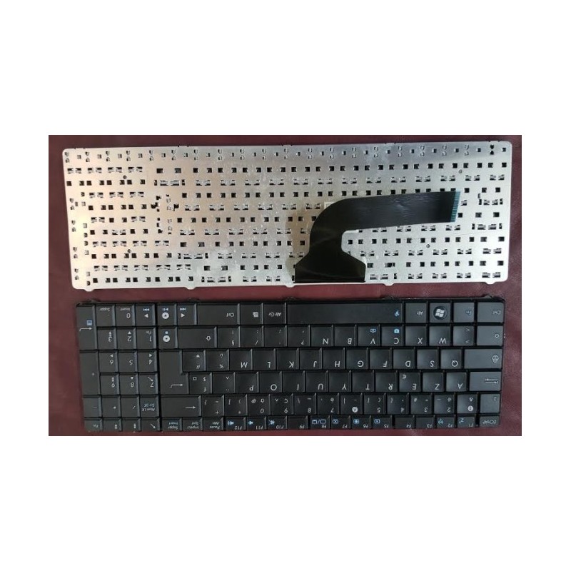 Clavier Asus U50, G51, G60, G72, G73, N50 002-07G7BL-D01 Noir layout FR