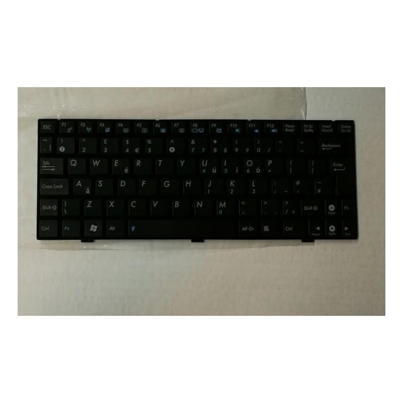 Clavier Asus Eee PC 1002HAE 1003HAG 1004DN 1000HV 9J.N1N82.A0U Noir layout UK