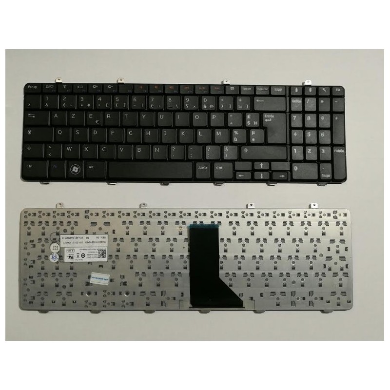 Clavier Dell Inspiron 1564 V110546AK1 Noir layout FR